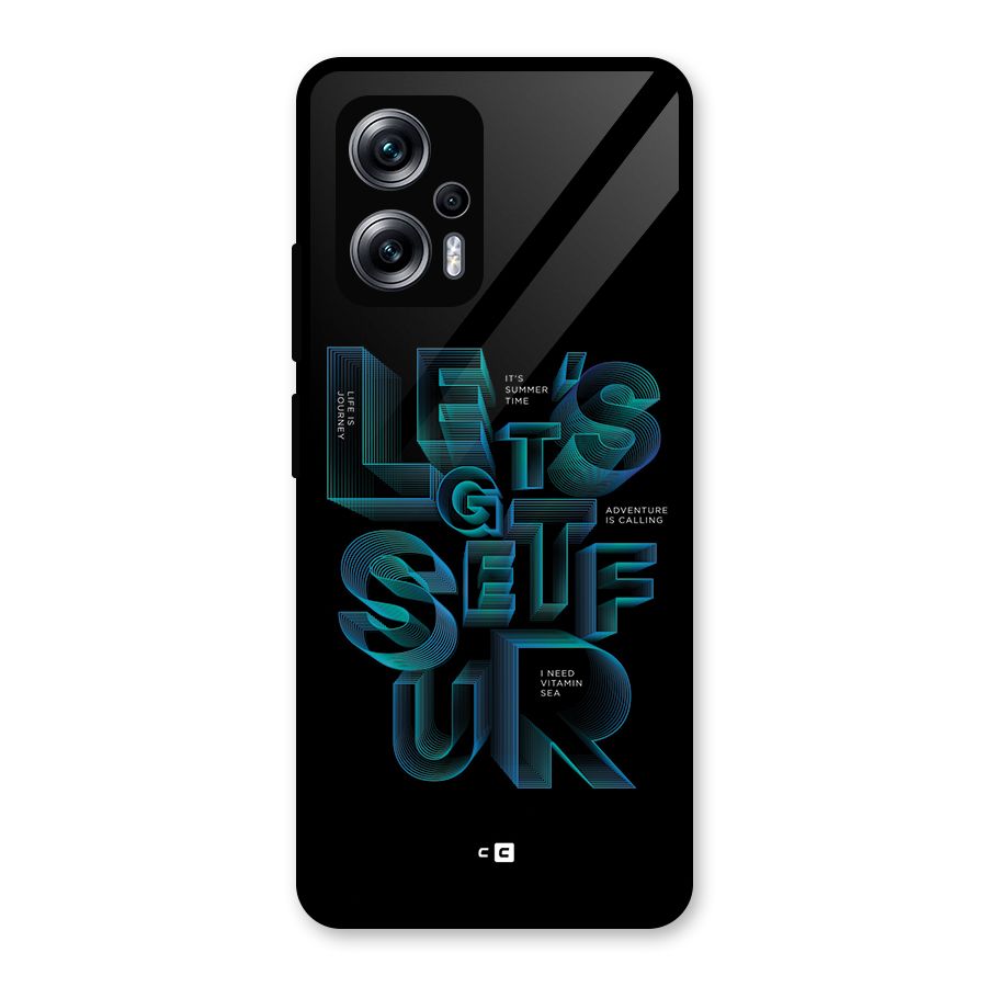 Lets Get Surf Glass Back Case for Redmi K50i