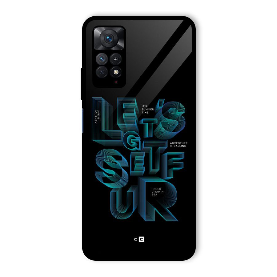 Lets Get Surf Glass Back Case for Redmi Note 11 Pro