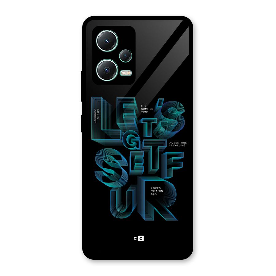 Lets Get Surf Glass Back Case for Redmi Note 12 5G
