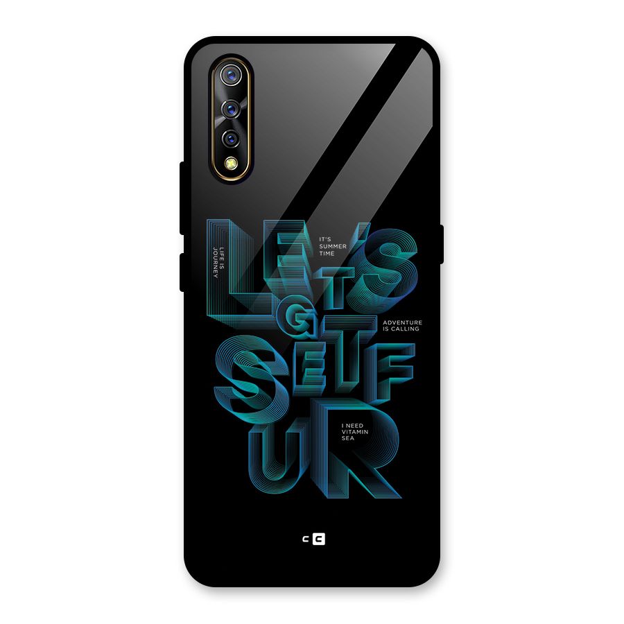 Lets Get Surf Glass Back Case for Vivo S1