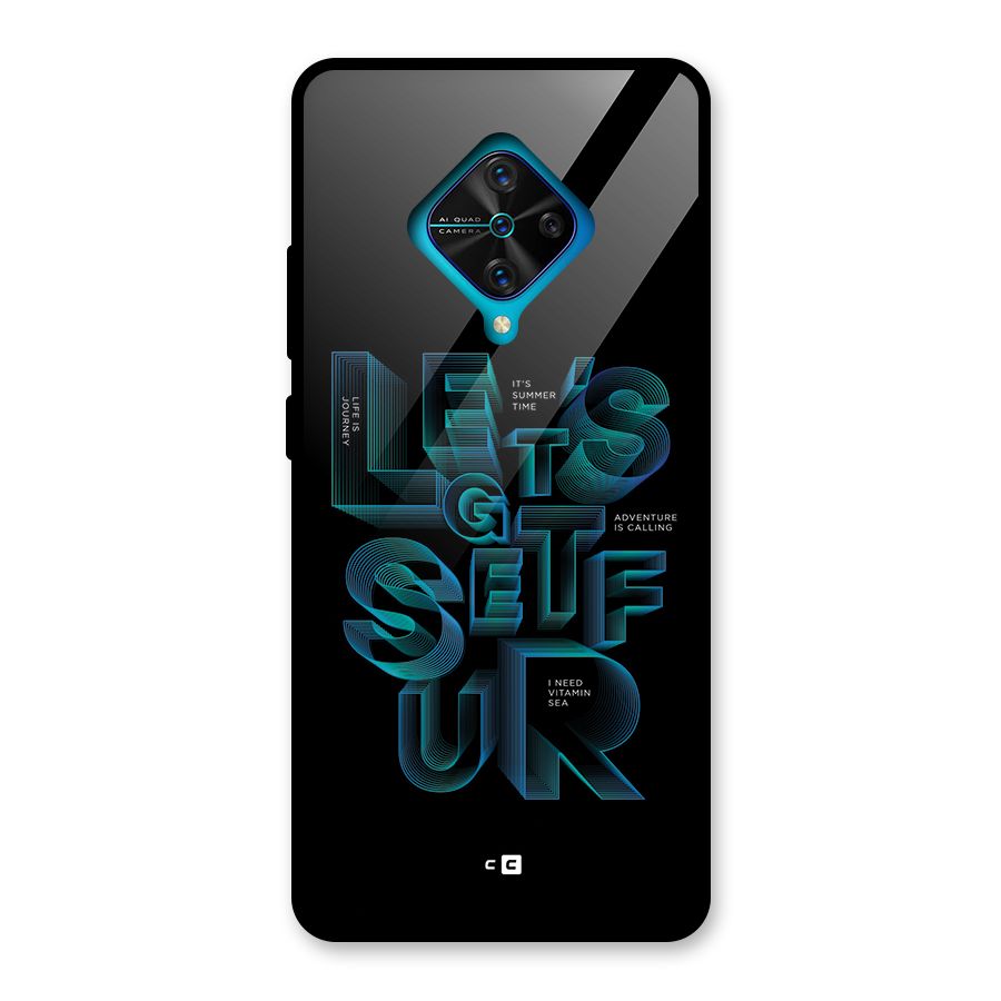 Lets Get Surf Glass Back Case for Vivo S1 Pro