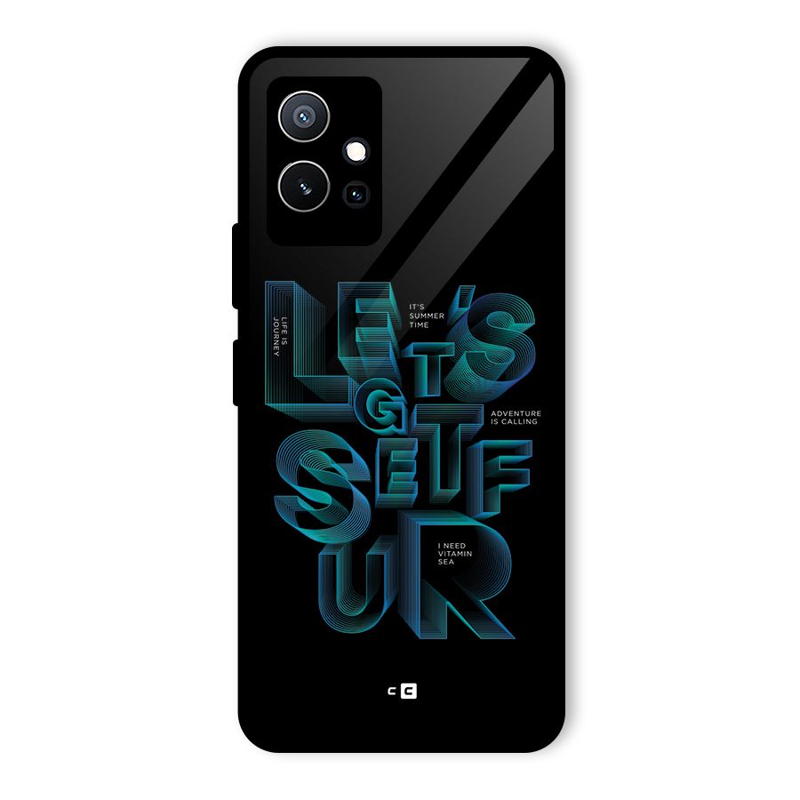 Lets Get Surf Glass Back Case for Vivo T1 5G