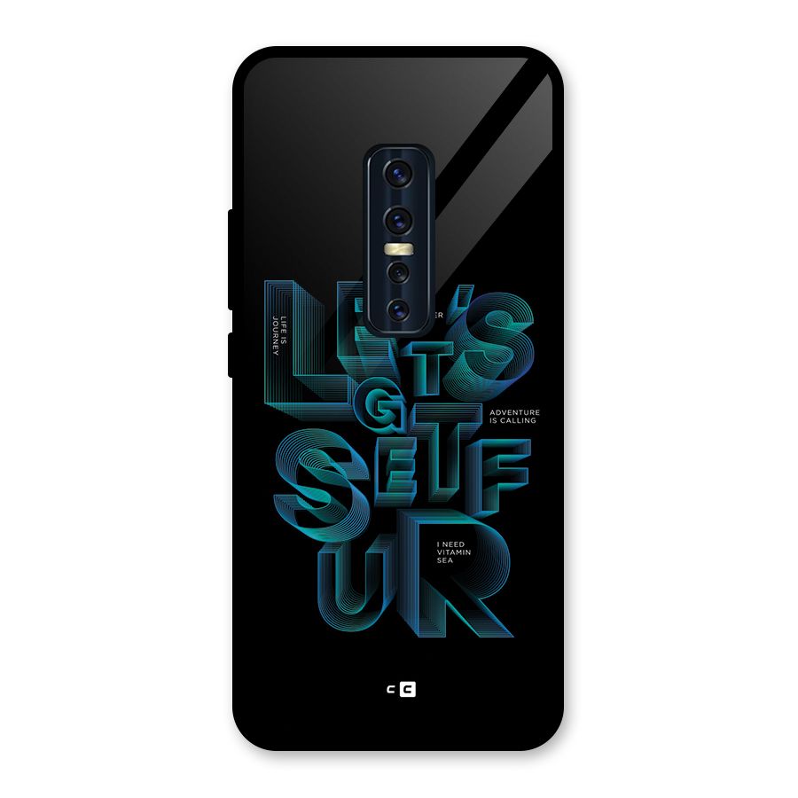 Lets Get Surf Glass Back Case for Vivo V17 Pro