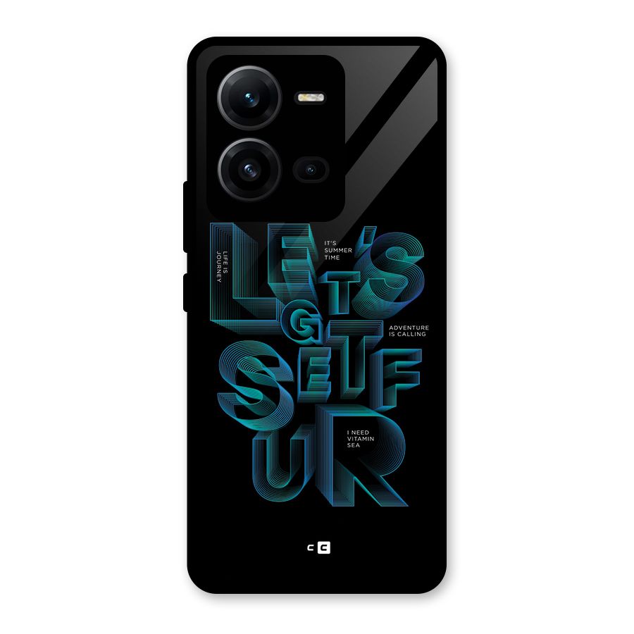 Lets Get Surf Glass Back Case for Vivo V25