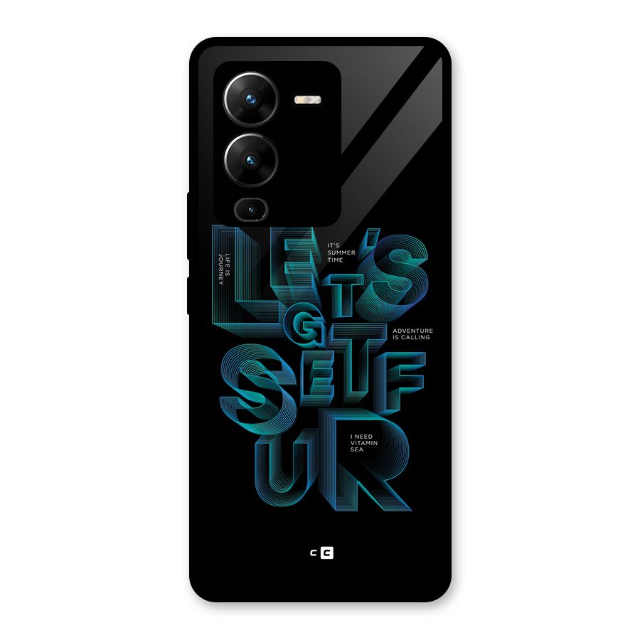 Lets Get Surf Glass Back Case for Vivo V25 Pro