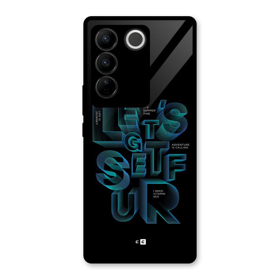 Lets Get Surf Glass Back Case for Vivo V27