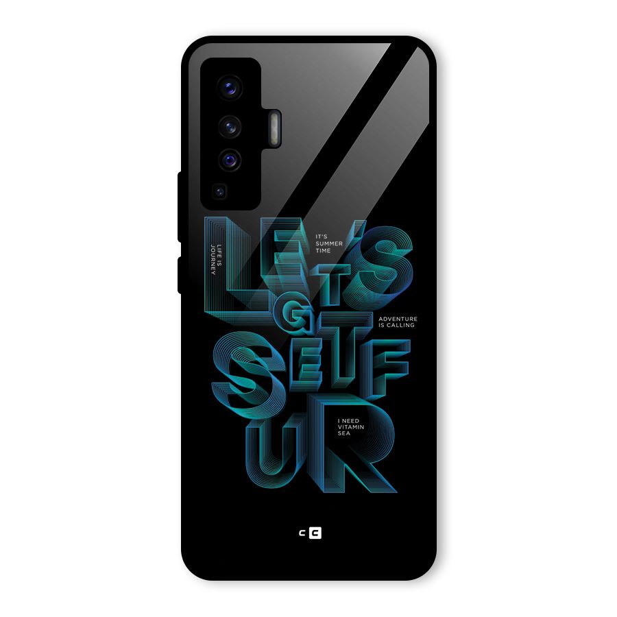 Lets Get Surf Glass Back Case for Vivo X50