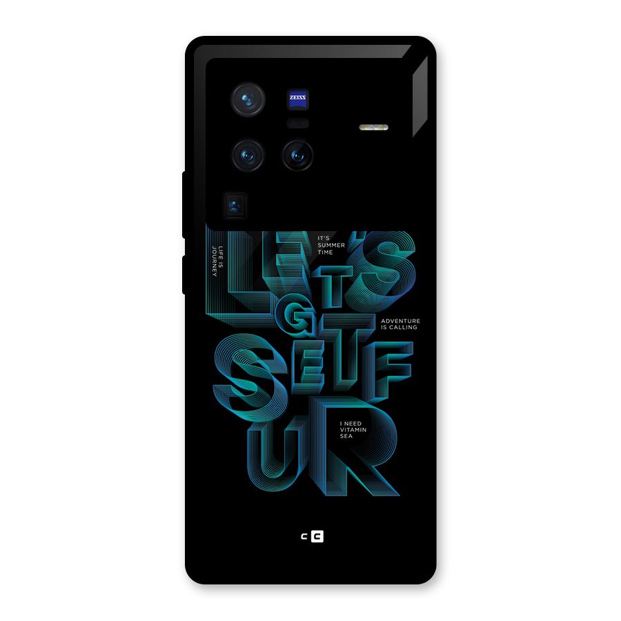 Lets Get Surf Glass Back Case for Vivo X80 Pro