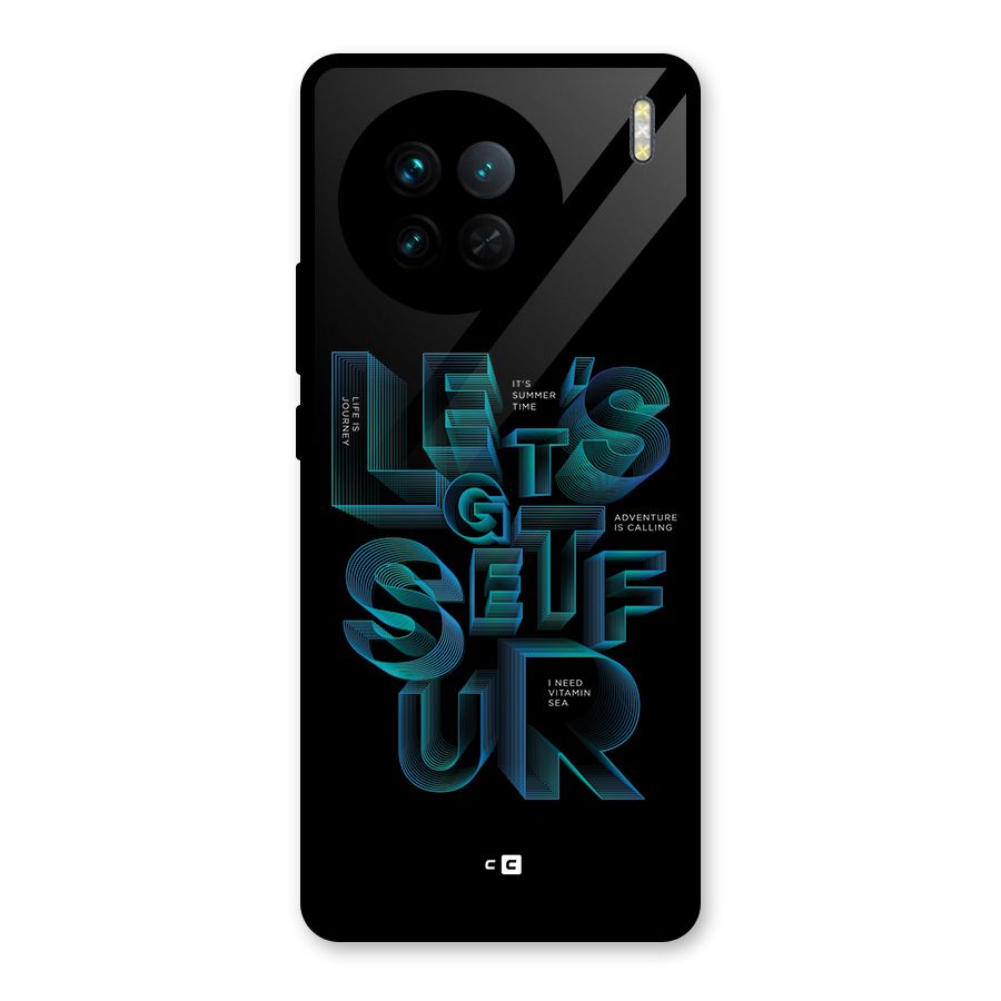 Lets Get Surf Glass Back Case for Vivo X90