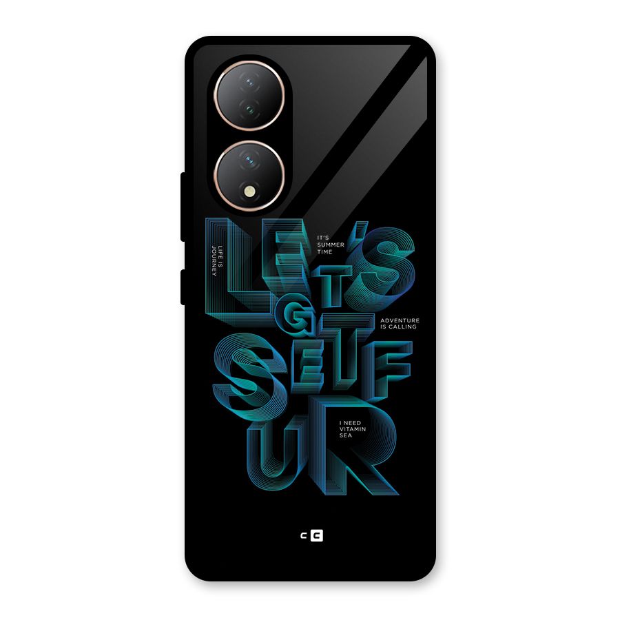 Lets Get Surf Glass Back Case for Vivo Y100
