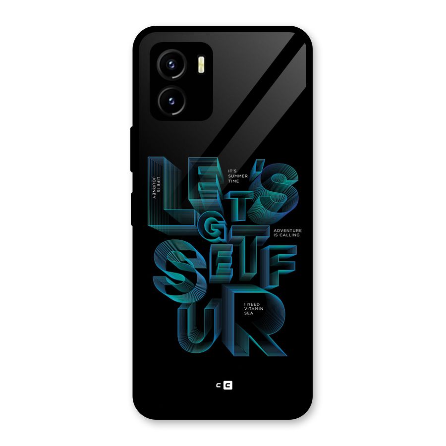 Lets Get Surf Glass Back Case for Vivo Y15s
