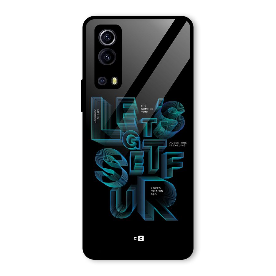 Lets Get Surf Glass Back Case for Vivo iQOO Z3