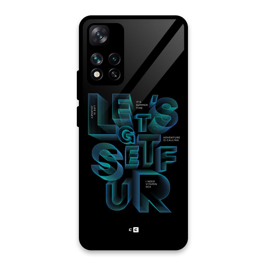 Lets Get Surf Glass Back Case for Xiaomi 11i HyperCharge 5G