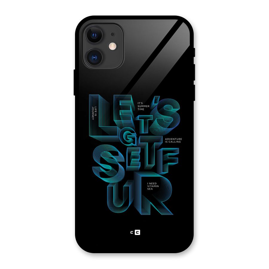Lets Get Surf Glass Back Case for iPhone 11
