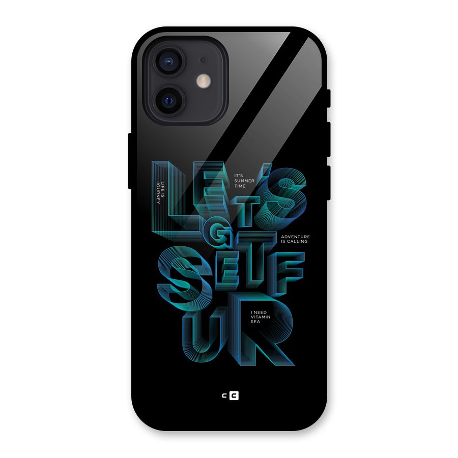 Lets Get Surf Glass Back Case for iPhone 12