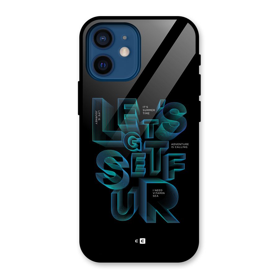 Lets Get Surf Glass Back Case for iPhone 12 Mini
