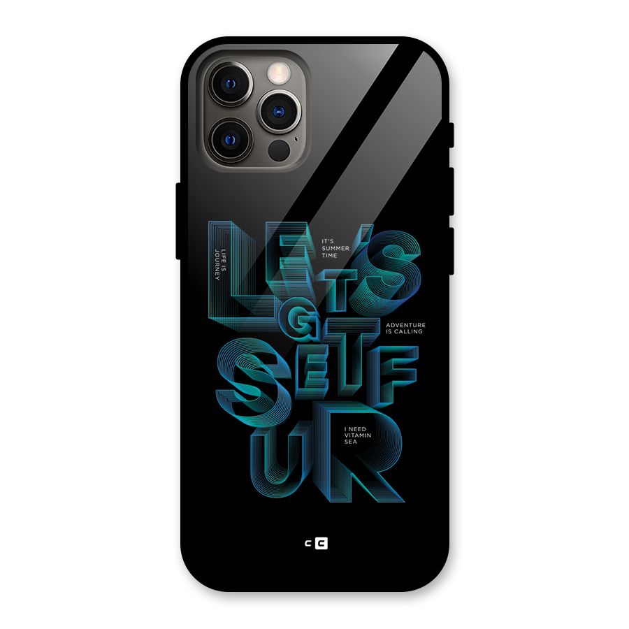 Lets Get Surf Glass Back Case for iPhone 12 Pro