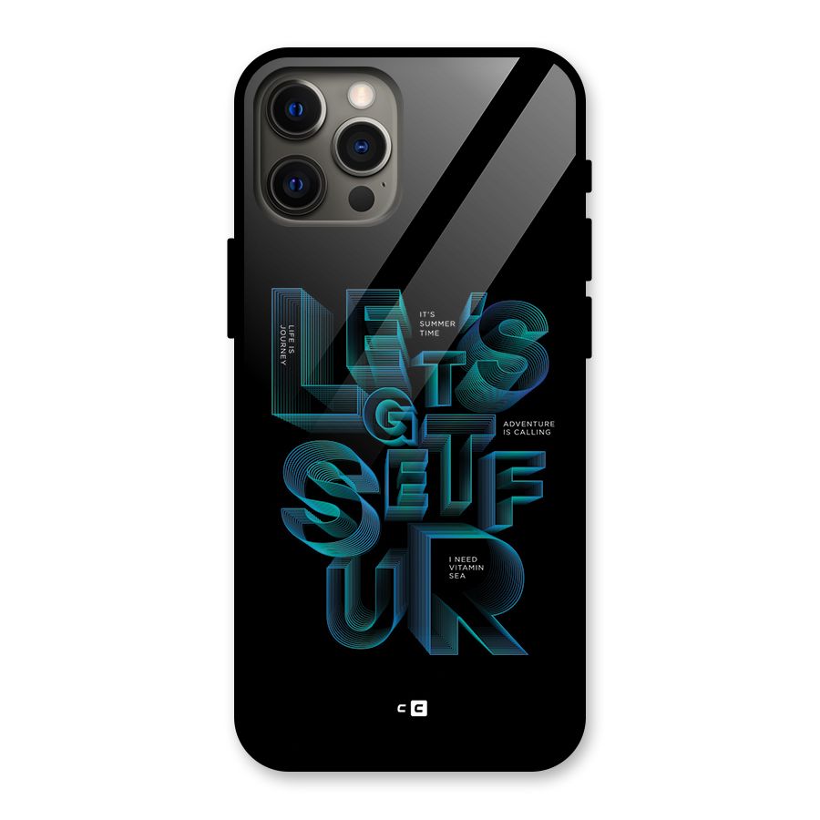 Lets Get Surf Glass Back Case for iPhone 12 Pro Max