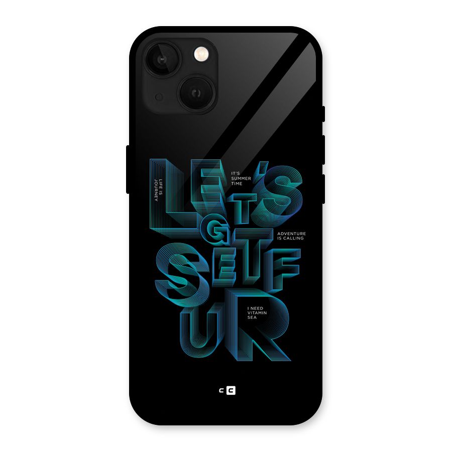 Lets Get Surf Glass Back Case for iPhone 13