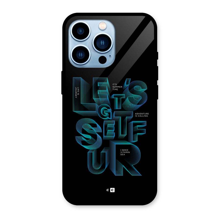 Lets Get Surf Glass Back Case for iPhone 13 Pro