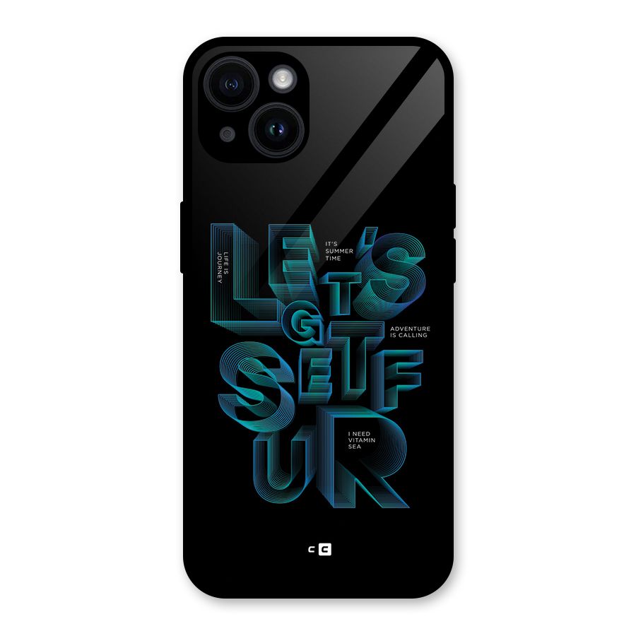 Lets Get Surf Glass Back Case for iPhone 14
