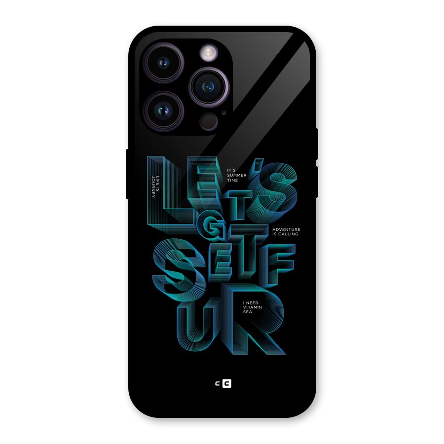 Lets Get Surf Glass Back Case for iPhone 14 Pro Max