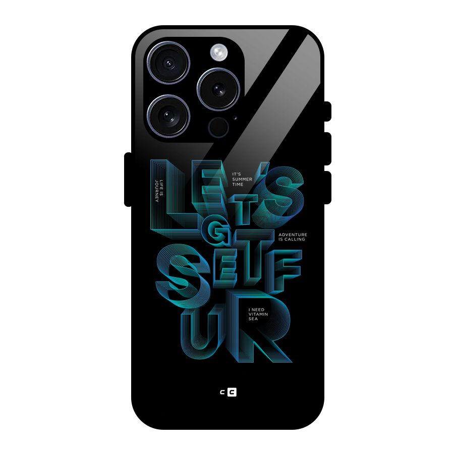 Lets Get Surf Glass Back Case for iPhone 15 Pro