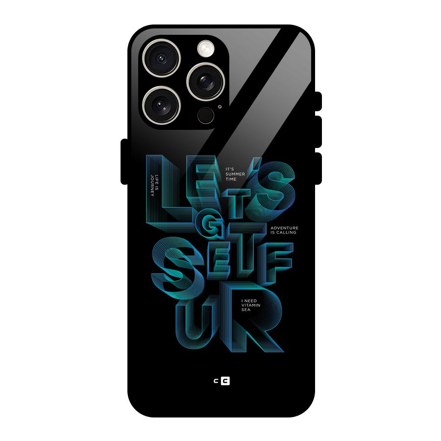 Lets Get Surf Glass Back Case for iPhone 15 Pro Max