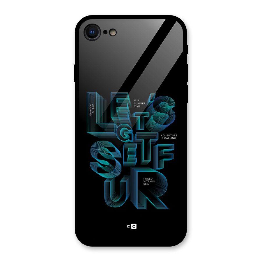 Lets Get Surf Glass Back Case for iPhone 8