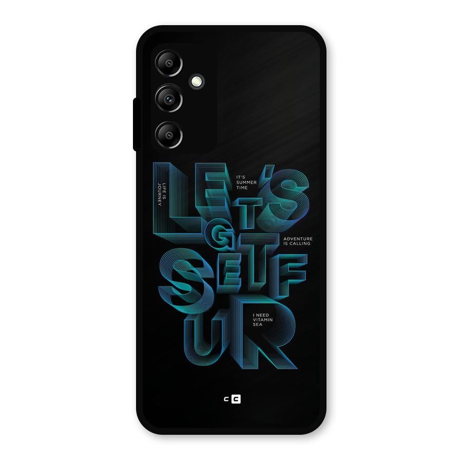 Lets Get Surf Metal Back Case for Galaxy A14 5G