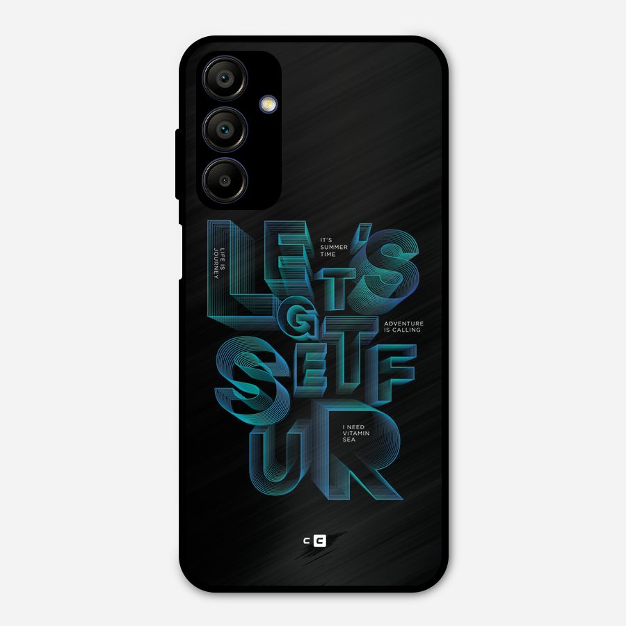 Lets Get Surf Metal Back Case for Galaxy A15 5G