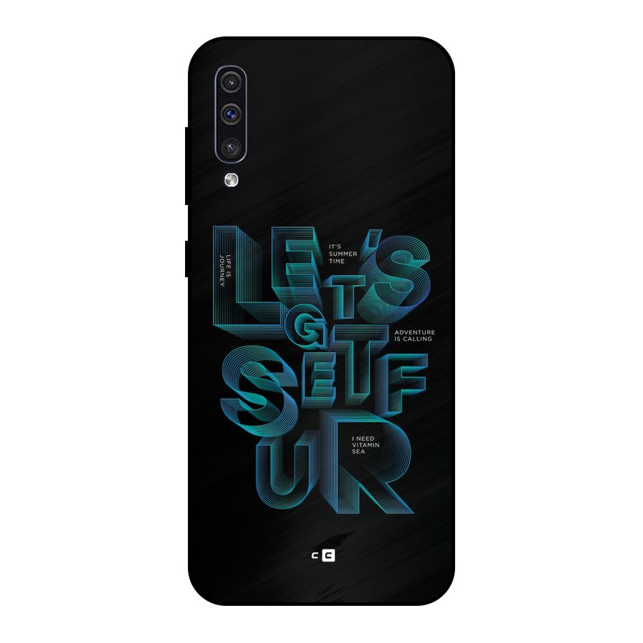 Lets Get Surf Metal Back Case for Galaxy A50s