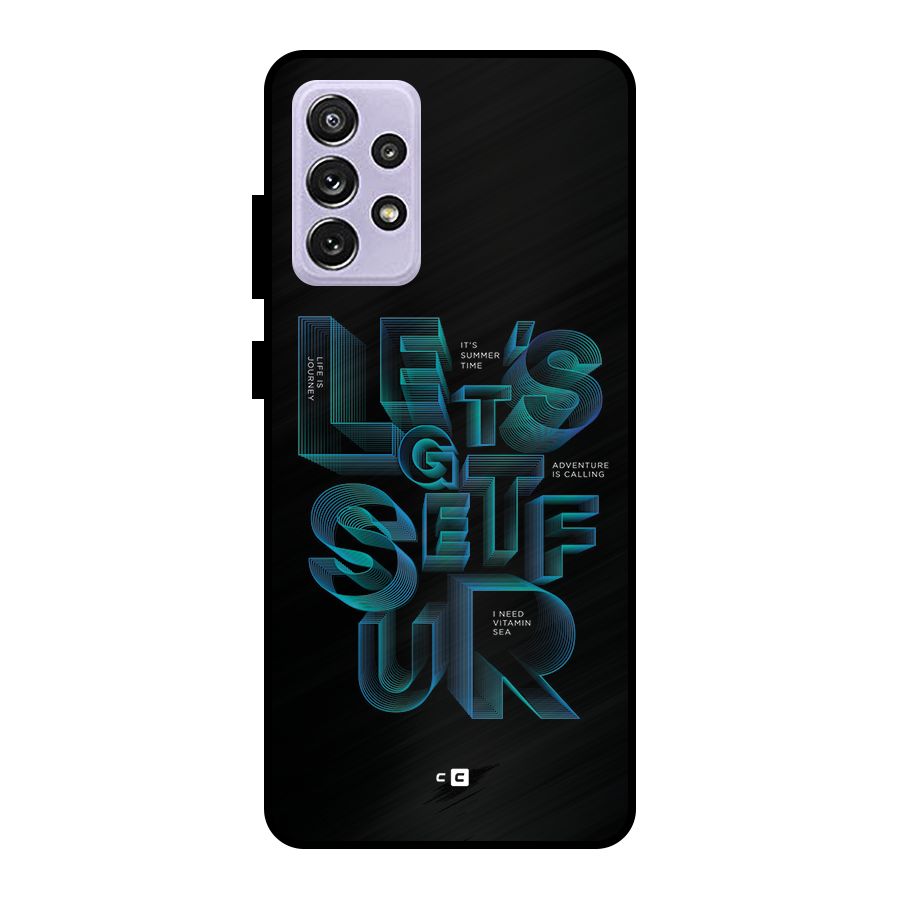 Lets Get Surf Metal Back Case for Galaxy A72
