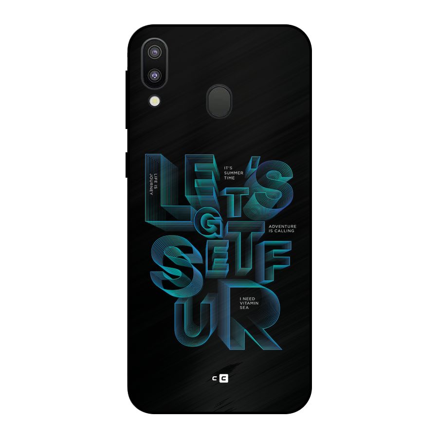 Lets Get Surf Metal Back Case for Galaxy M20