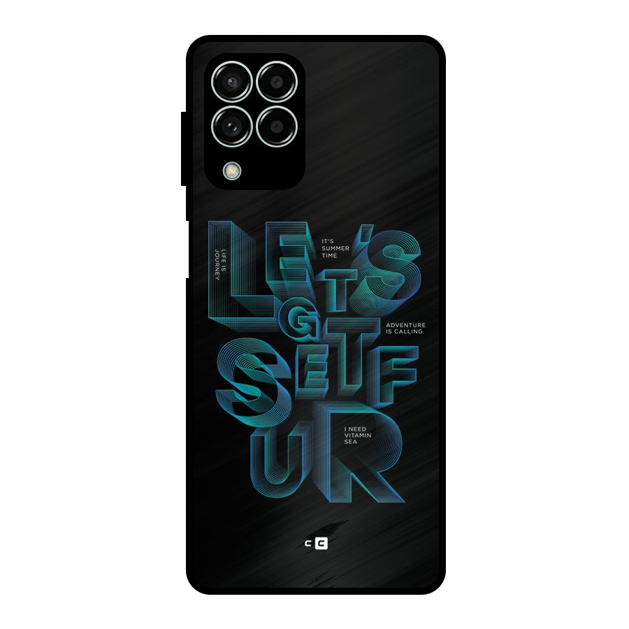 Lets Get Surf Metal Back Case for Galaxy M33