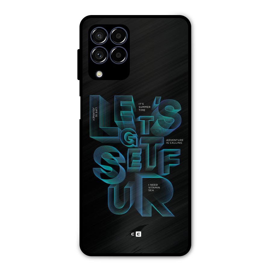 Lets Get Surf Metal Back Case for Galaxy M53 5G