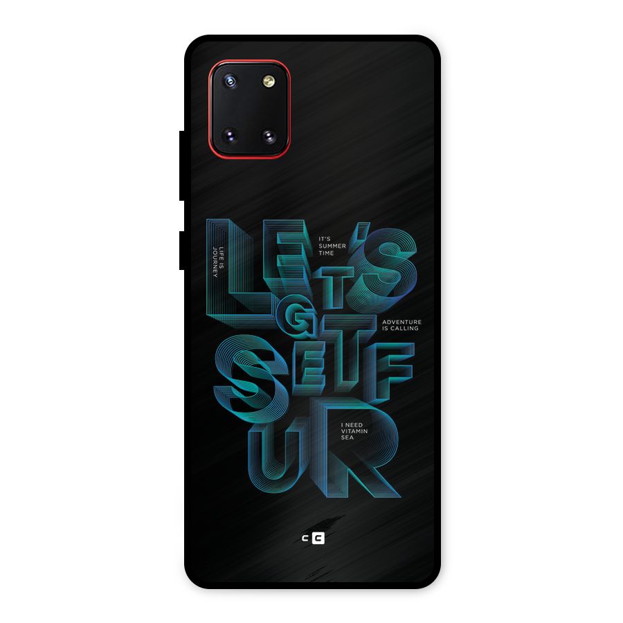 Lets Get Surf Metal Back Case for Galaxy Note 10 Lite