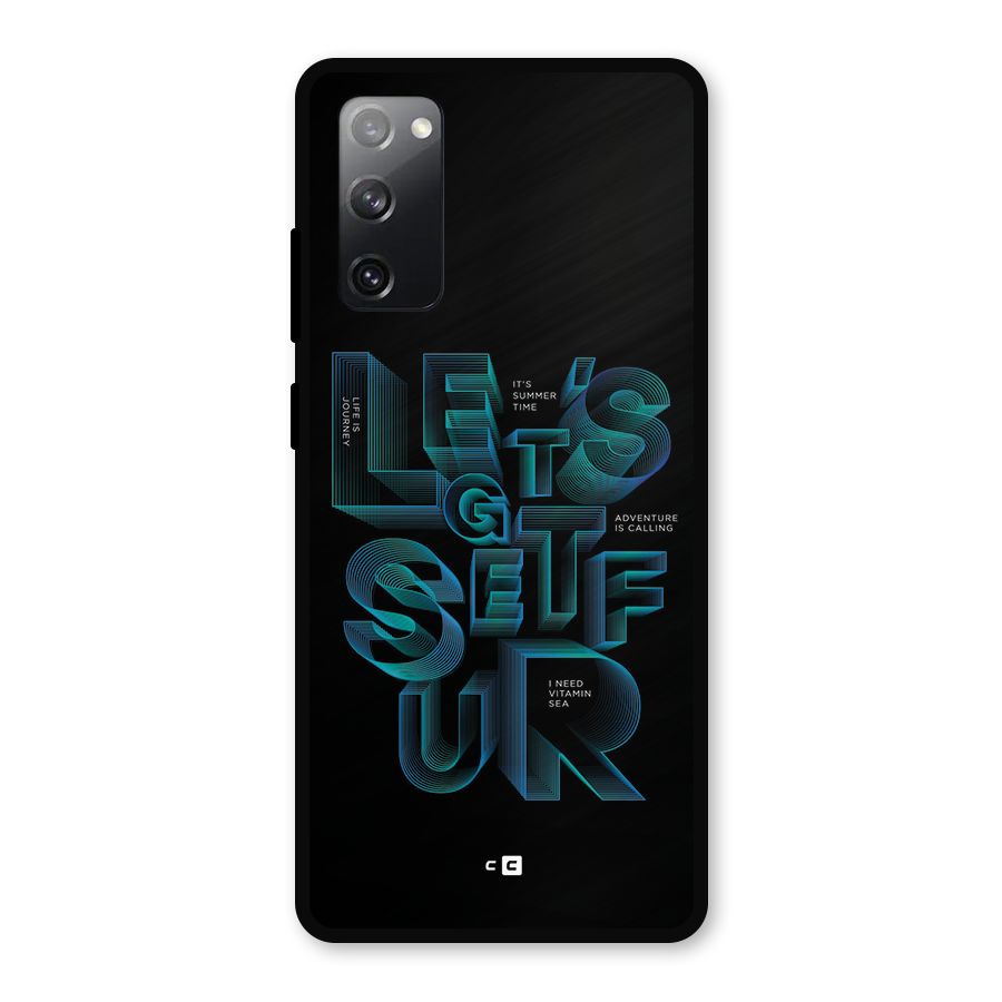 Lets Get Surf Metal Back Case for Galaxy S20 FE 5G