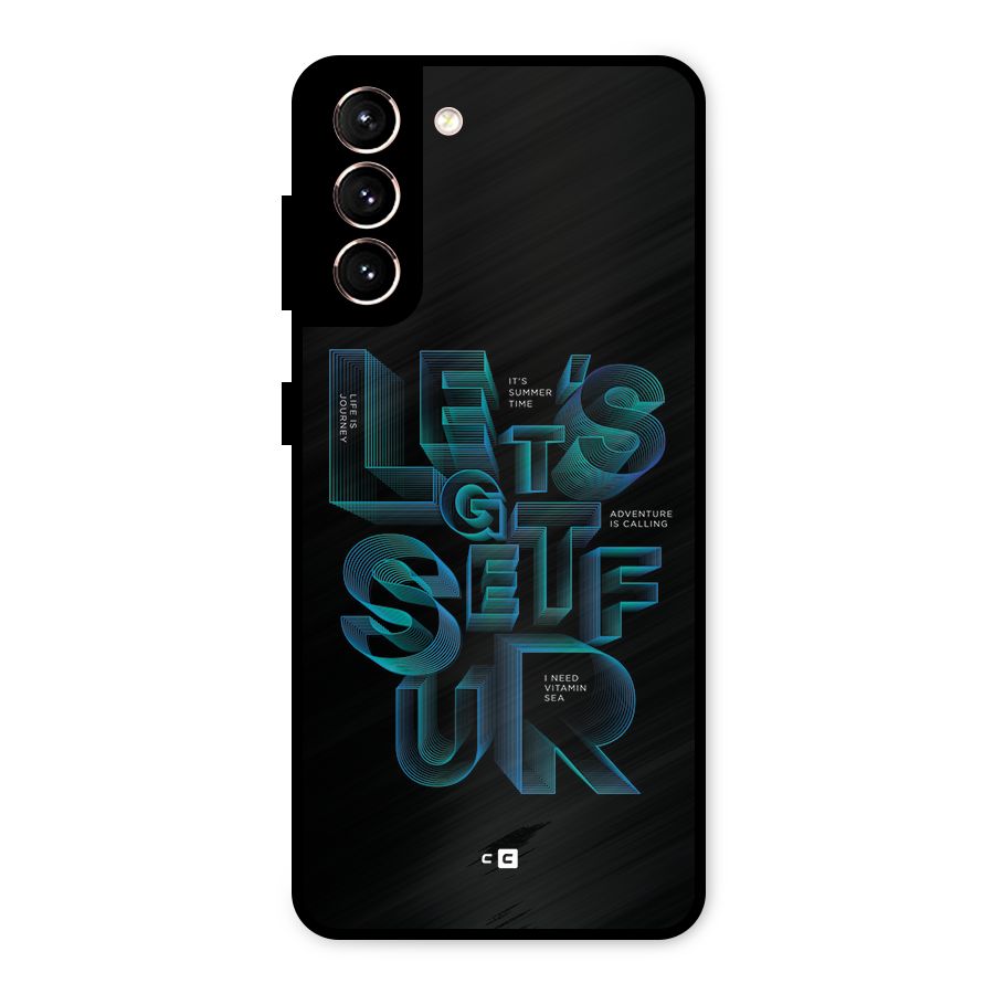 Lets Get Surf Metal Back Case for Galaxy S21 5G