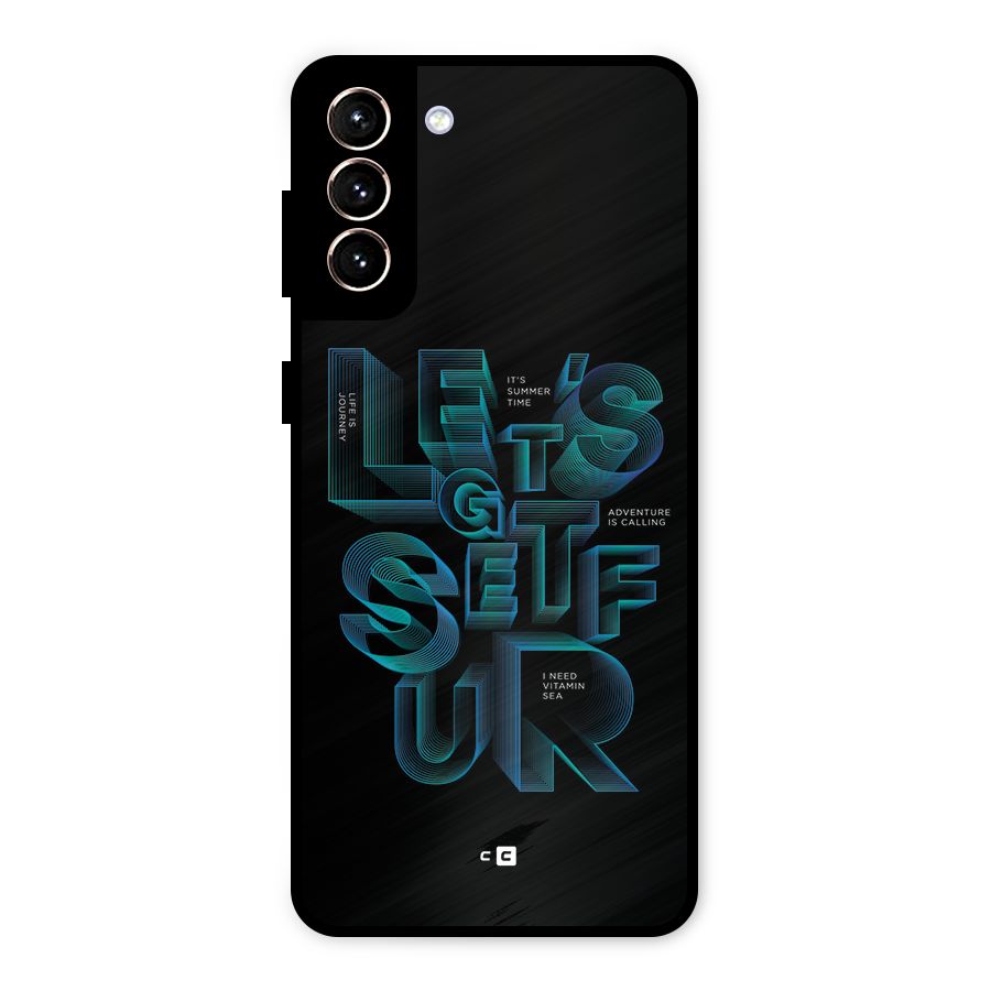 Lets Get Surf Metal Back Case for Galaxy S21 Plus
