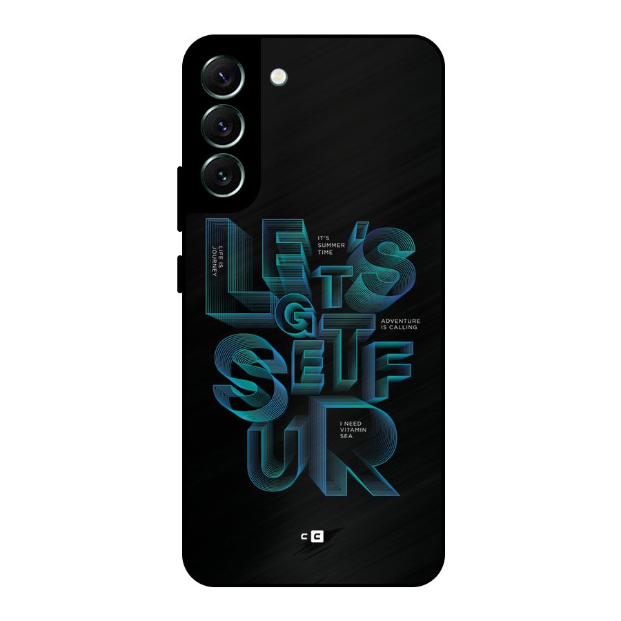 Lets Get Surf Metal Back Case for Galaxy S22 Plus 5G