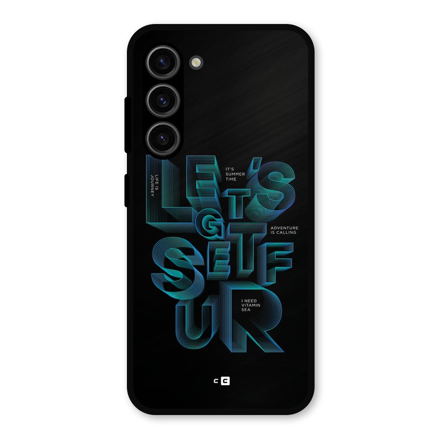 Lets Get Surf Metal Back Case for Galaxy S23