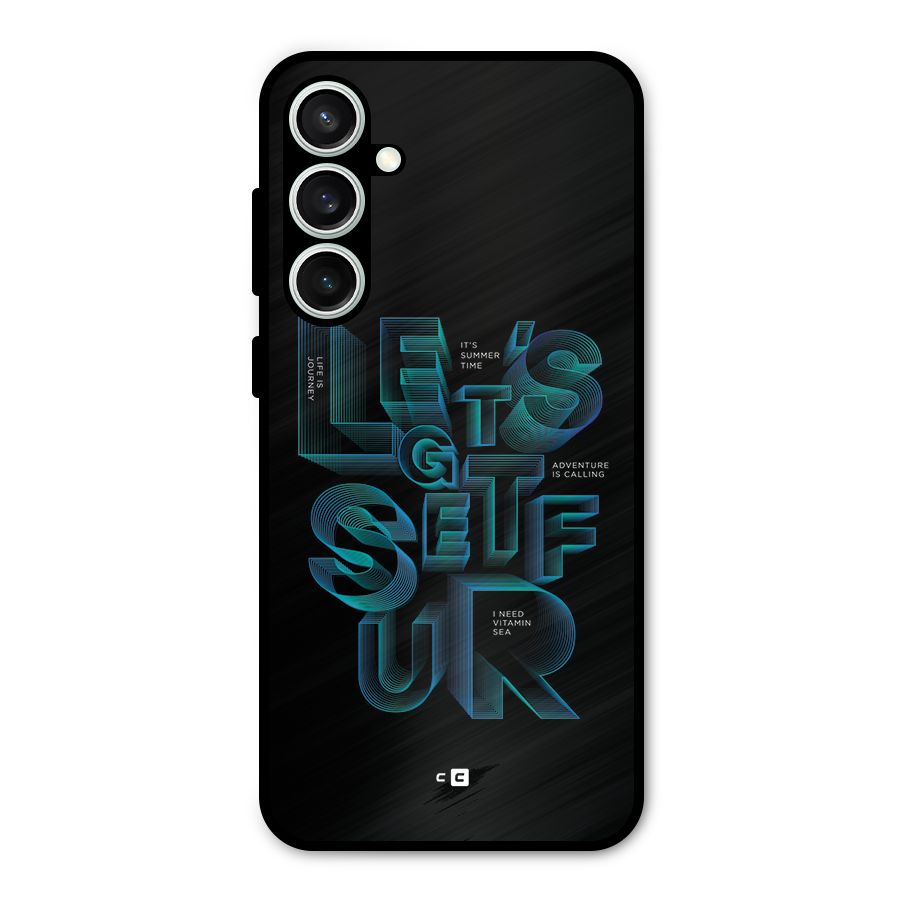 Lets Get Surf Metal Back Case for Galaxy S23 FE