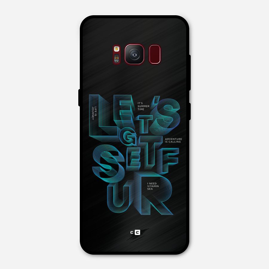 Lets Get Surf Metal Back Case for Galaxy S8
