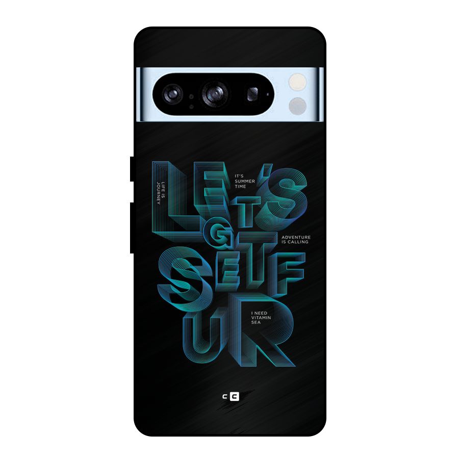 Lets Get Surf Metal Back Case for Google Pixel 8 Pro
