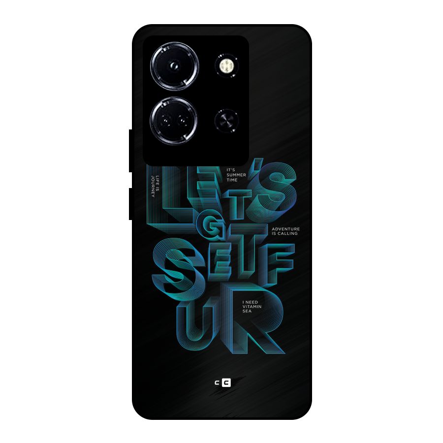 Lets Get Surf Metal Back Case for Infinix Note 30 5G