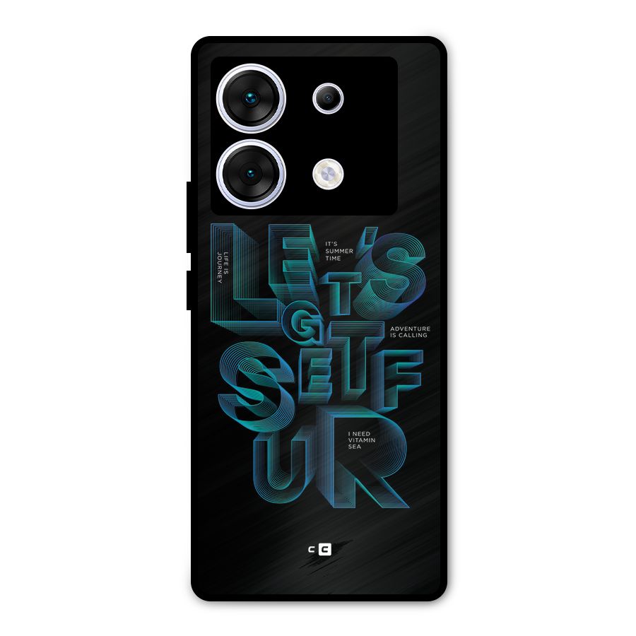 Lets Get Surf Metal Back Case for Infinix Zero 30 5G