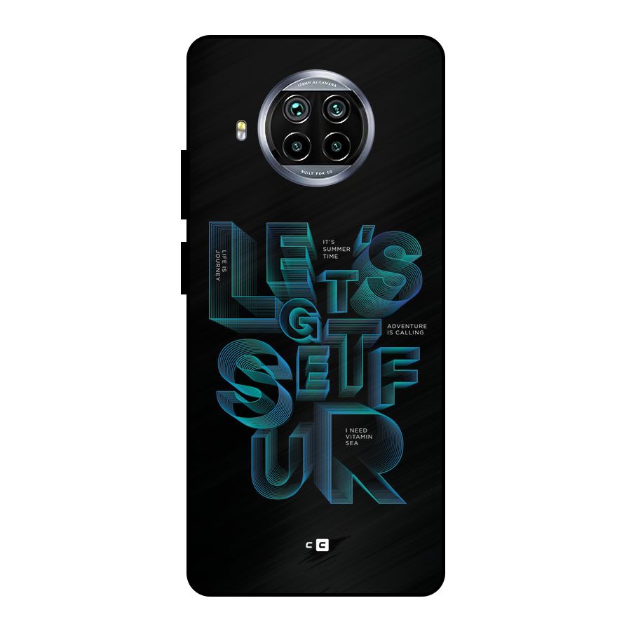 Lets Get Surf Metal Back Case for Mi 10i
