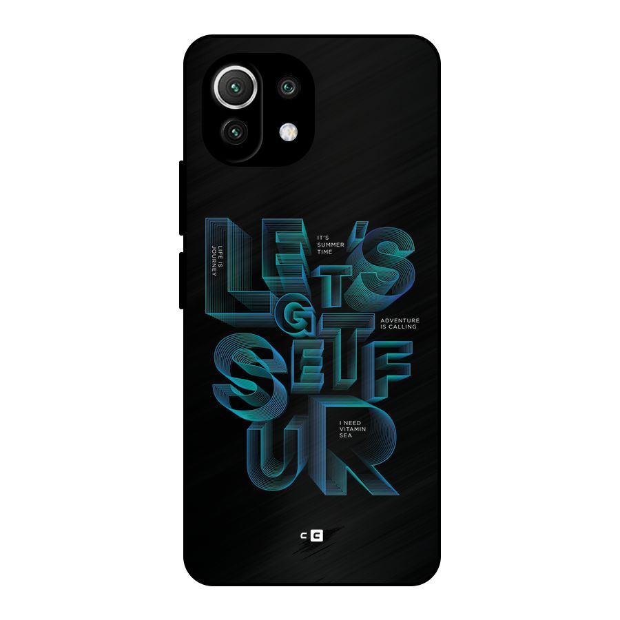Lets Get Surf Metal Back Case for Mi 11 Lite NE 5G