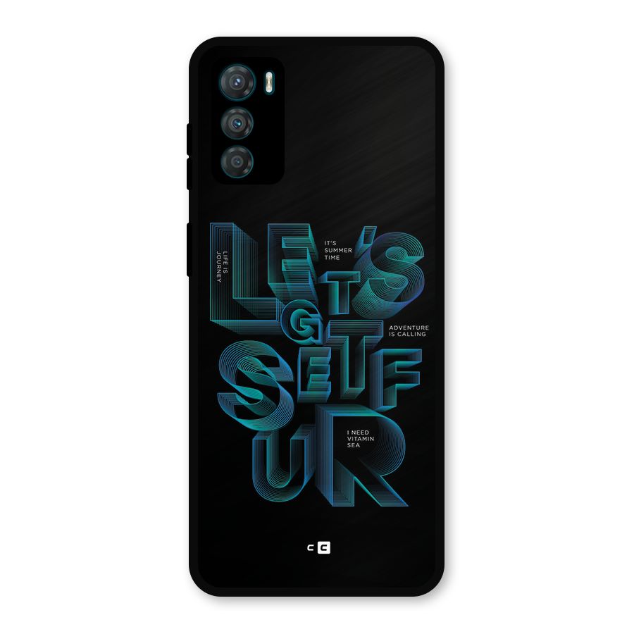 Lets Get Surf Metal Back Case for Moto G42
